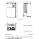 Falownik wektorowy 18,5kW 3-fazowy 460VAC Delta Electronics VFD185C43E